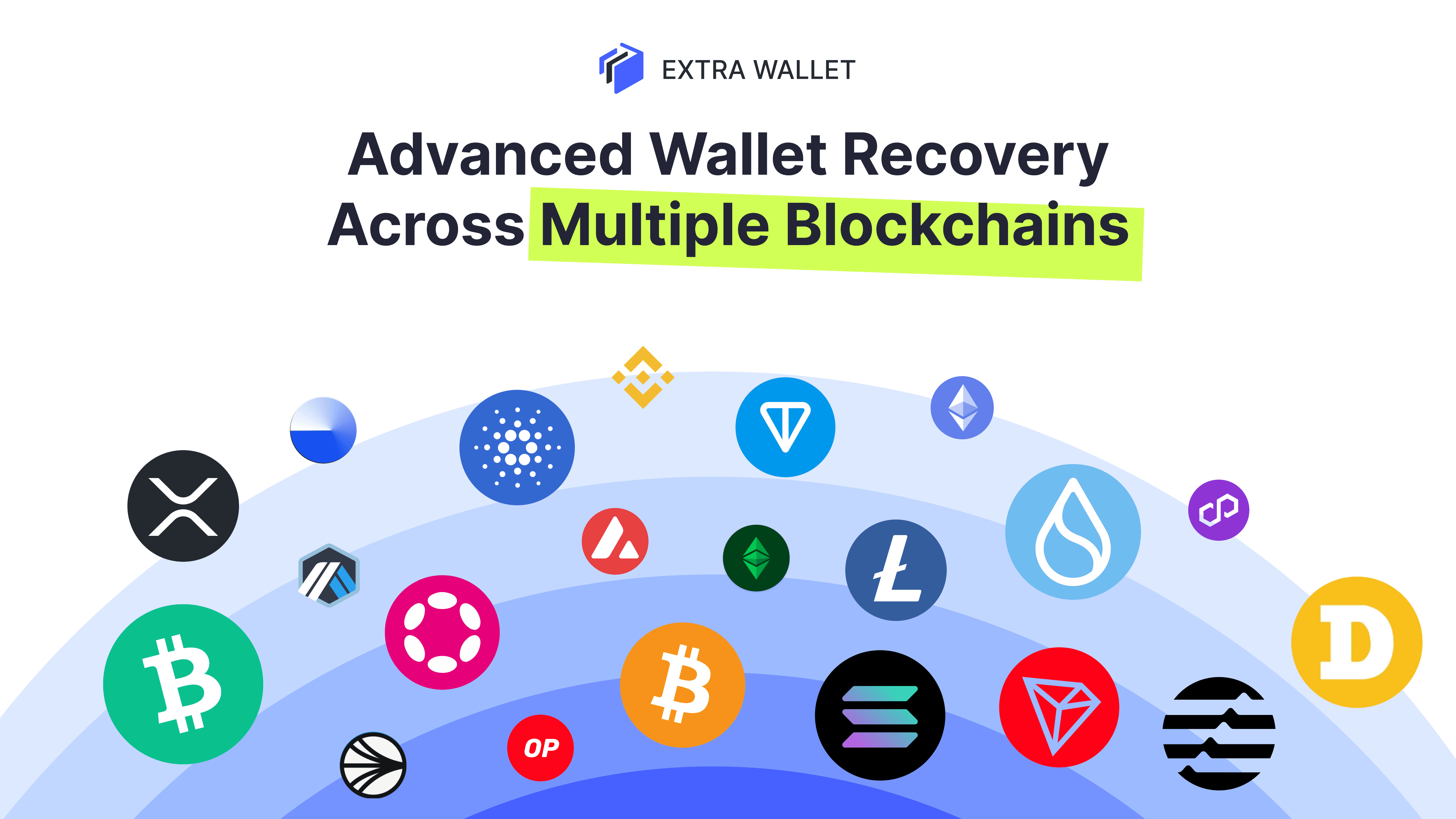 Wallet recovery across multiple blockchains